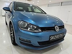 Volkswagen Golf A7 1.4 TSI AT 2016 Blue